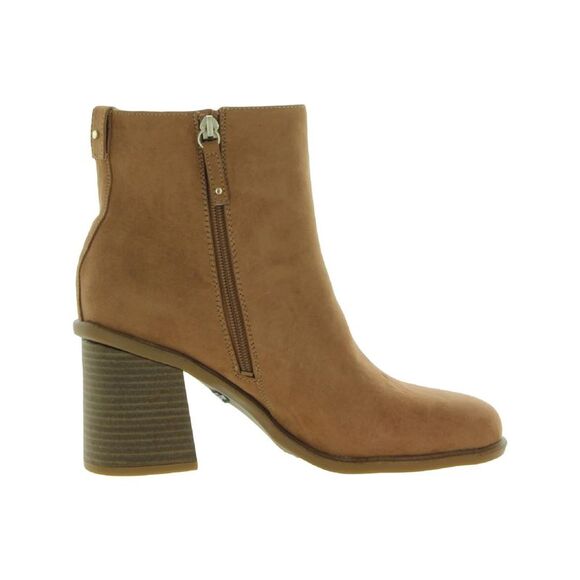 DR SCHOLLS Womens Beige Ride Away Square Toe Block Heel Booties 11 M - Picture 3 of 3